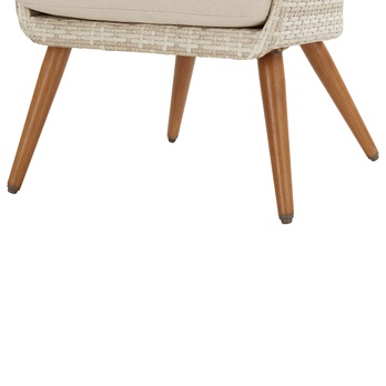 Zahradní set GRONINGEN teak/krémová 11