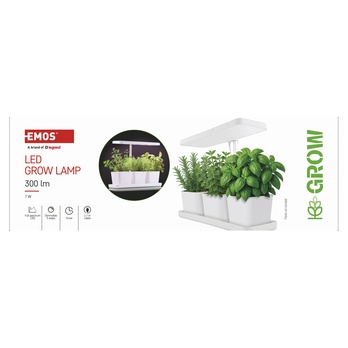 Pěstební lampa GROW Z7904 bílá 7