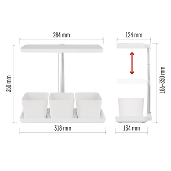 Pěstební lampa GROW Z7904 bílá 10