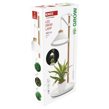 Pěstební lampa GROW Z7905 bílá/přírodní 8