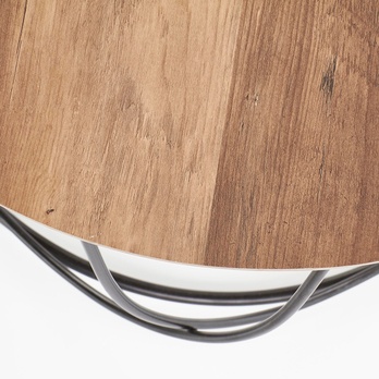 Přístavný/konfereční stolek HADES ořech/černá 3