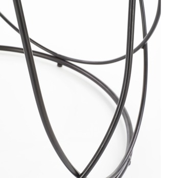 Přístavný/konfereční stolek HADES ořech/černá 4