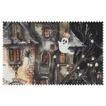 Běhoun na stůl HALLOWEENSKÝ DŮM černá, 37x140 cm 4