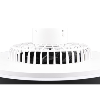Stropní LED svítidlo s ventilátorem HALMSTAD černá/bílá 6