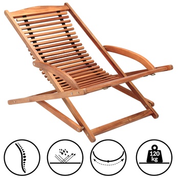 Zahradní lehátko HAMMOCK hnědá 1