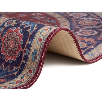 Koberec HANSE HOME ASMAR 104000, švestkově červená, průměr 160 cm 1