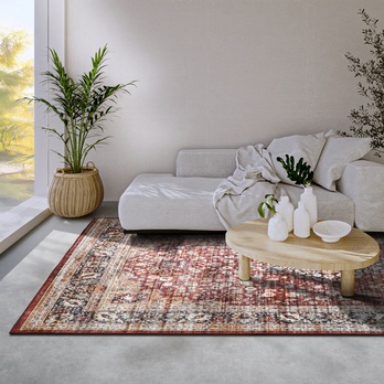 Koberec HANSE HOME ASYA 106040 červená/krémová/modrá, 80x150 cm 1