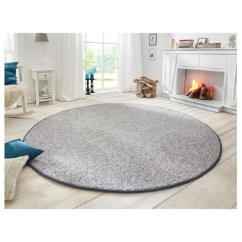 Koberec HANSE HOME WOLLY 102840 šedá, průměr 200 cm 1