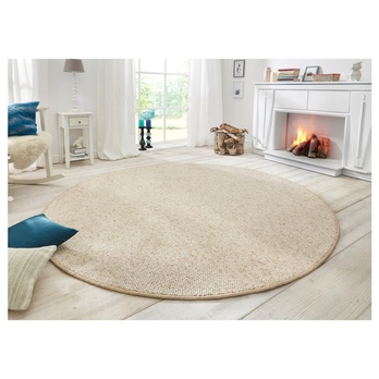 Koberec HANSE HOME WOLLY 102843 krémová, průměr 133 cm 1