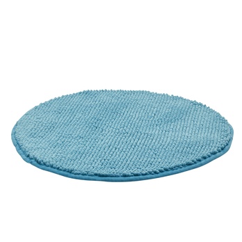 Koupelnová předložka HAPPY 1 tyrkysová, Ø 55 cm 1