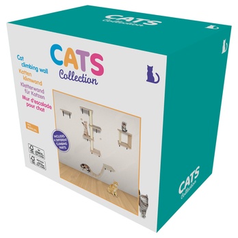 Set pro kočku HAPPY CAT přírodní 7