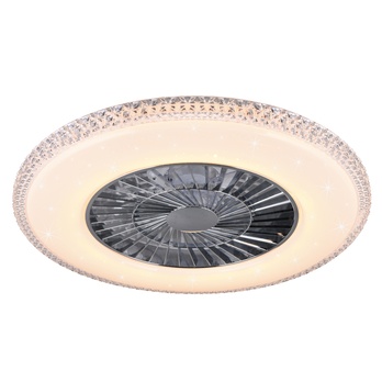 Stropní LED svítidlo s ventilátorem HARSTAD bílá 2