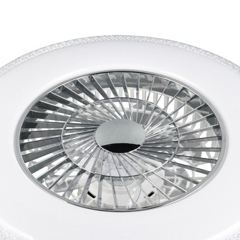 Stropní LED svítidlo s ventilátorem HARSTAD bílá 4