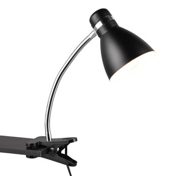 Stolní lampa s klipem HARVEY černá 1