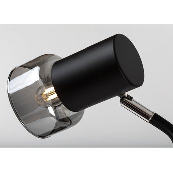 Stolní lampa HATICE 4 černá/tónované sklo 4