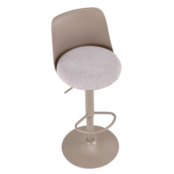 Barová židle HB-127 cappuccino/šedá 6