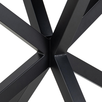 Jídelní stůl HEAVEN 135 bílá/matná černá 4