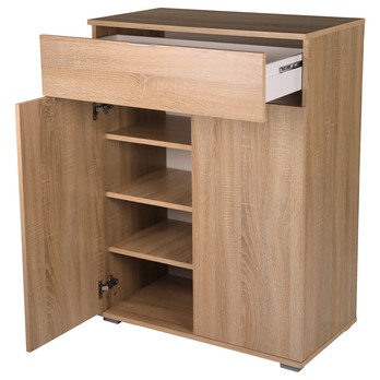 Botníková komoda HEDA dub sonoma 1