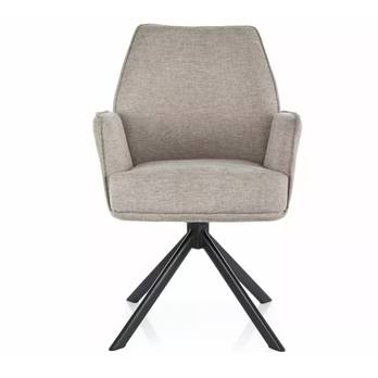 Jídelní židle HEGU šedobéžová 1