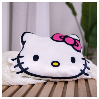 Polštář HELLO KITTY bílá/růžová, 36x26 cm 2