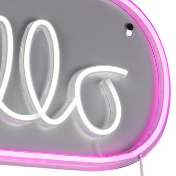 Nástěnné LED svítidlo HELLO bílá/vícebarevná 1