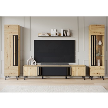 Obývací stěna HELS II dub artisan 2