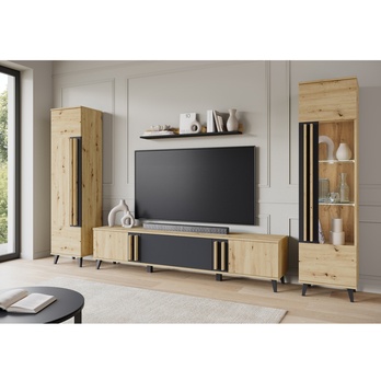 Obývací stěna HELS II dub artisan 1
