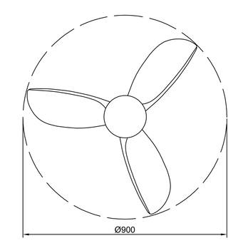 Stropní LED svítidlo s ventilátorem HELSINKI bílá 1