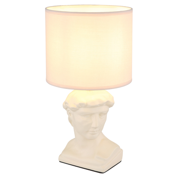 Stolní lampa HERMES světle žlutá 3