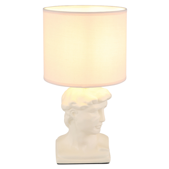 Stolní lampa HERMES světle žlutá 5