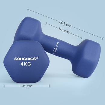 Sada činek HEX modrá, 2 ks 6