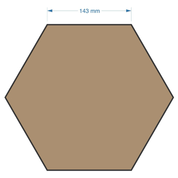 Set dekorativních obkladových panelů HEXAGON dub, 6 ks 3