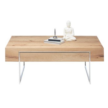 Konferenční stolek HINCKLEY dub/nerez 4