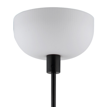 Stojací lampa HINTON černá/bílá 2