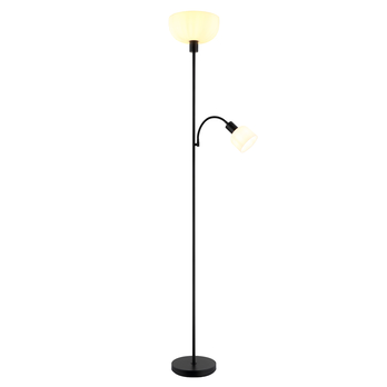 Stojací lampa HINTON černá/bílá 4