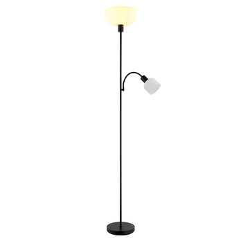 Stojací lampa HINTON černá/bílá 6