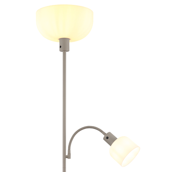 Stojací lampa HINTON písková/bílá 5