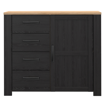 Komoda HOBLO dub riviera/dub cabezone, šířka 102 cm 3