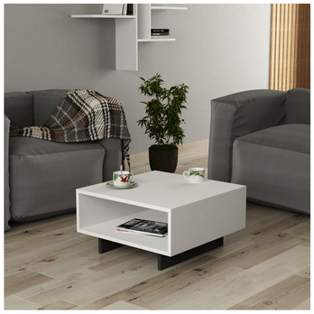 Konferenční stolek HOLA bílá/antracitová 1