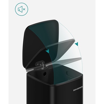 Odpadkový koš HOLD černá 4