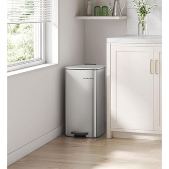 Odpadkový koš HOLD stříbrná 1