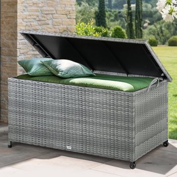 Zahradní box HOLE šedá 1