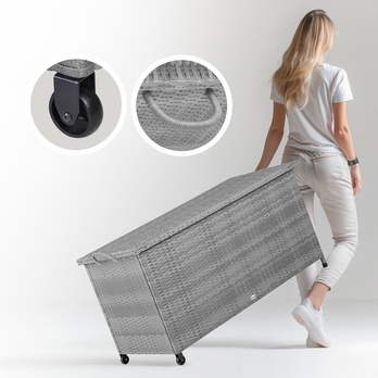 Zahradní box HOLE šedá 2