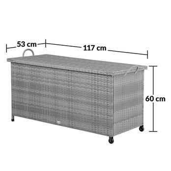 Zahradní box HOLE šedá 6