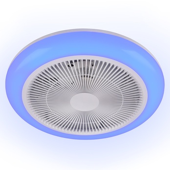 Stropní LED svítidlo s ventilátorem HOLMSUNG bílá 1
