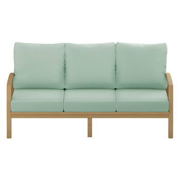 Zahradní set HOLSTEIN teak/zelená 5