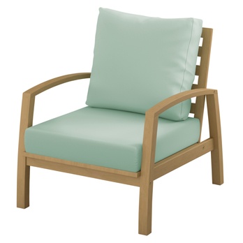 Zahradní set HOLSTEIN teak/zelená 6