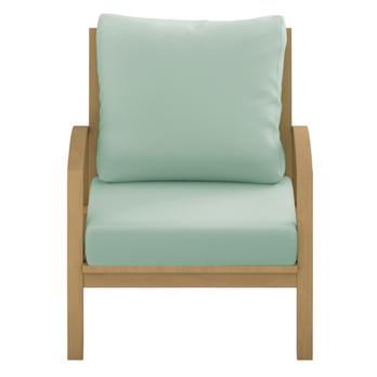 Zahradní set HOLSTEIN teak/zelená 7