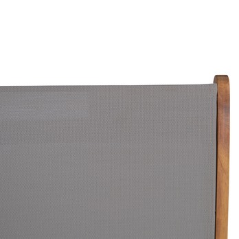 Zahradní židle HOLSTEIN teak/šedá 6