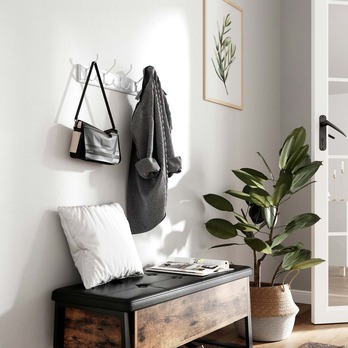 Nástěnný věšák HOOK bílá 1